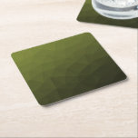 geometrisches Muster der Artenrochen Rechteckiger Pappuntersetzer<br><div class="desc">Army grüne Gefälle geometrische Maschenmuster dreiecke ombre. Army green dunkelolivhue für Soldatengeschirr,  Camouflage. Es imitiert natürliche militärische Landschaften,  Widerstandskraft,  Ausdauer,  Widerstandskraft. Erdige Untertöne verbinden sich mit der Natur,  Erdung. Symbolisiert militärisches Vermächtnis,  Nutzen im Freien.</div>