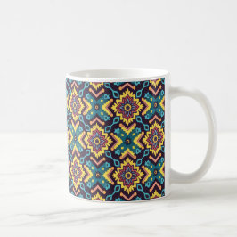 Geometrisches Muster der Azteken Kaffeetasse