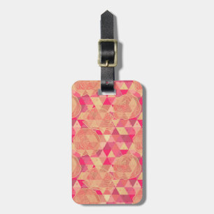 Geometrisches Muster der Blume Gepäckanhänger