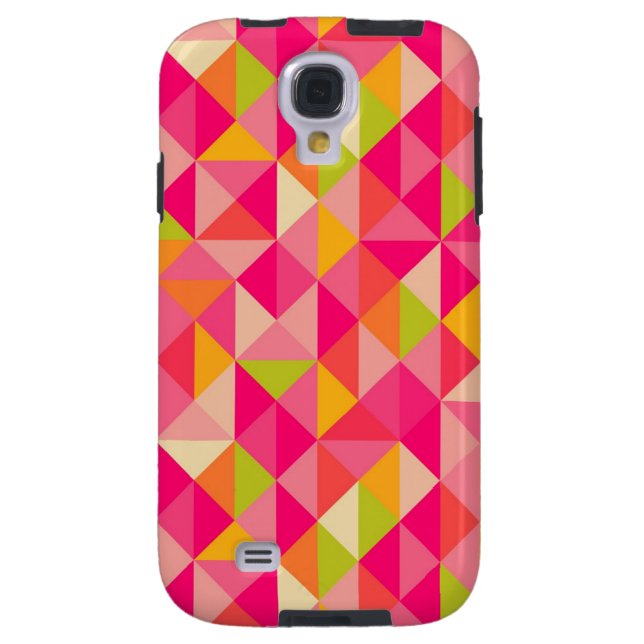 Geometrisches Muster der Dreiecke Case-Mate Samsung Galaxy Hülle (Rückseite)