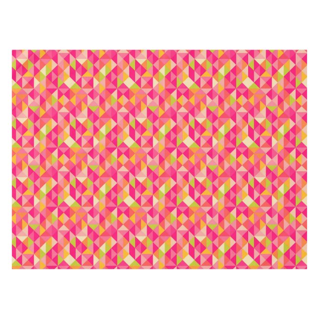 Geometrisches Muster der Dreiecke Tischdecke (Vorderseite (Horizontal))