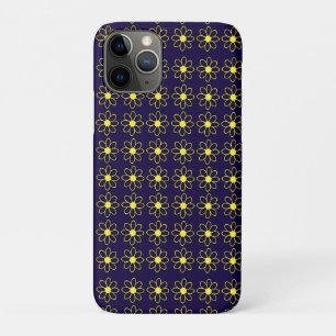 Geometrisches Muster der Gelben Daisy-Blume Case-Mate iPhone Hülle