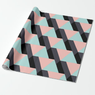 Geometrisches Muster der Pastellfarben Geschenkpapier