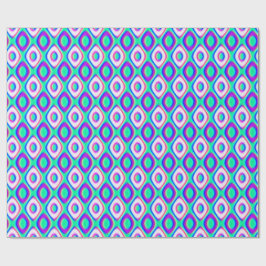 Geometrisches Muster der Quantenphysik  Geschenkpapier