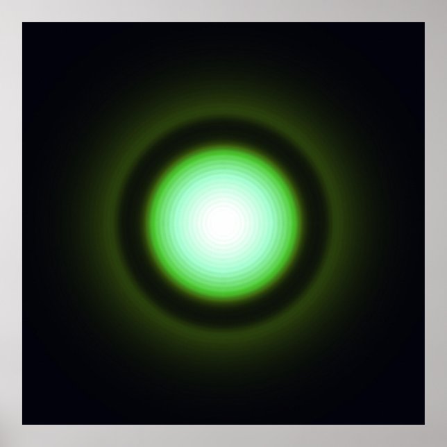 Geometrisches Muster der Quantenphysik  Poster (Vorne)