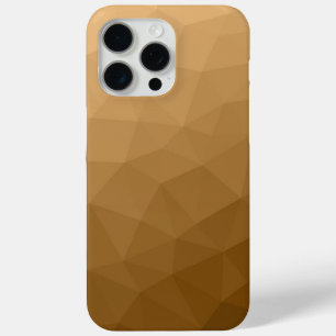 Geometrisches Muster des Braunen Ober-Farbverlaufs Case-Mate iPhone Hülle