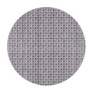 geometrisches Muster des Kaleidoskops, rosa Schneidebrett