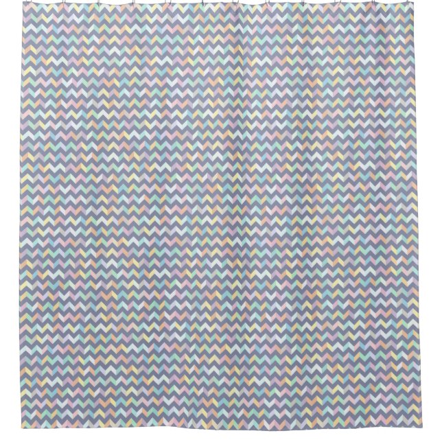 Geometrisches Muster Duschvorhang (Vorderseite)