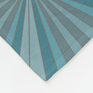 geometrisches Muster Fleecedecke