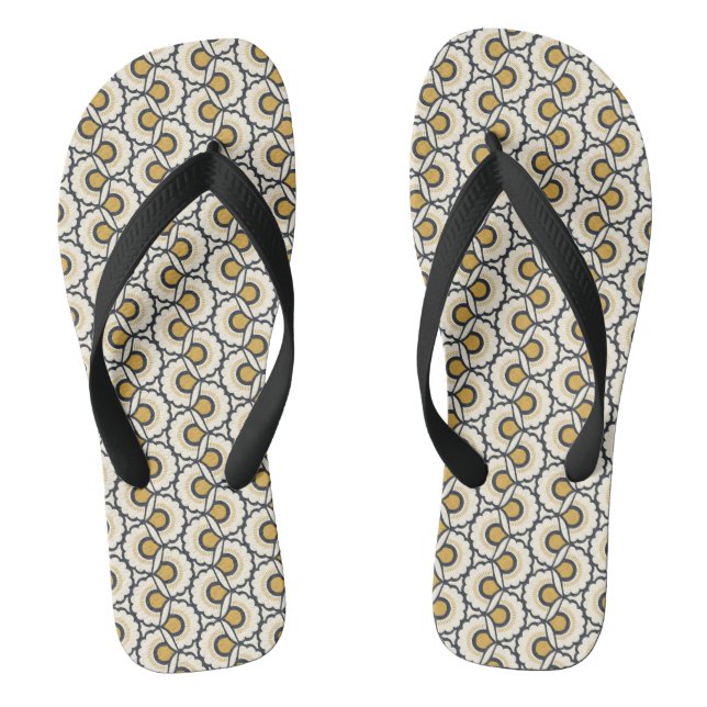 Geometrisches Muster Flip Flops (Fußbett)