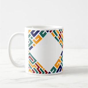 Geometrisches Muster für atemberaubende, dynamisch Kaffeetasse