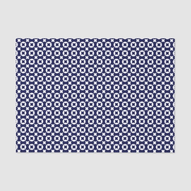 Geometrisches Muster für die geometrische Darstell Seidenpapier (Vorderseite)