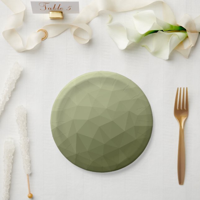 geometrisches Muster für die geometrische Struktur Pappteller (Hochzeit)