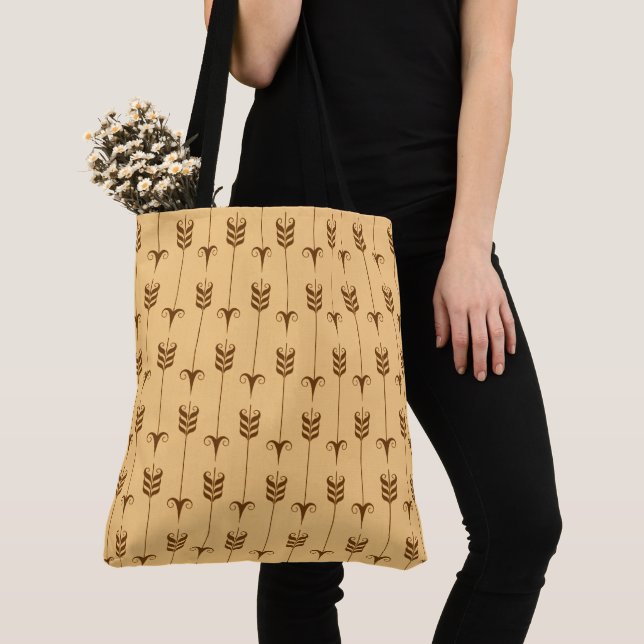 Geometrisches Muster für Golden Arrow Tasche (Von Nahem)