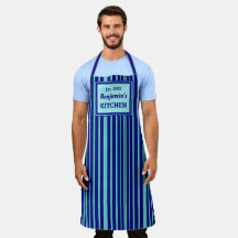 Geometrisches Muster für Koch Blue Stripe personal