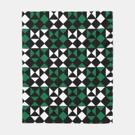 Geometrisches Muster für moderne Geometrie Fleecedecke