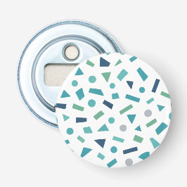 Geometrisches Muster für Retro-80er-Memphis Flaschenöffner