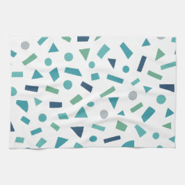 Geometrisches Muster für Retro-80er-Memphis Geschirrtuch