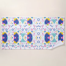 Geometrisches Muster für Retro-Memphis