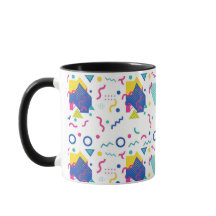 Geometrisches Muster für Retro-Memphis