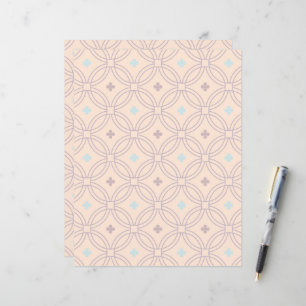 Geometrisches Muster für Retro-rosa und blaue Verr