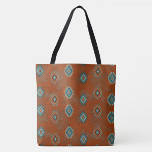 Geometrisches Muster für Südwest-Diamanten Tasche
