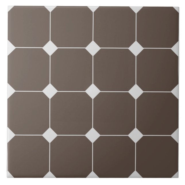 Geometrisches Muster für Tan und Viktorianische We Fliese (Vorderseite)