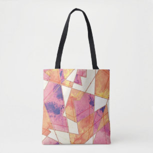 Geometrisches Muster für "Washout" Tasche