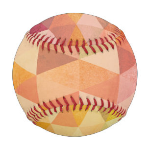 Geometrisches Muster für weiches Dreieck Baseball