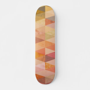 Geometrisches Muster für weiches Dreieck Skateboard