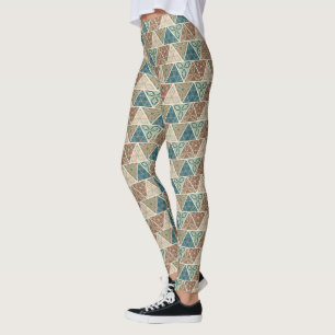 Geometrisches Muster Geo-Schritt-  im Freien Leggings
