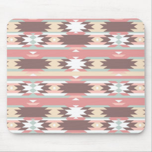 Geometrisches Muster im Aztekenstil 2 Mousepad