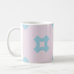 Geometrisches Muster im Funkstil, nahtlos, mit Cro Kaffeetasse