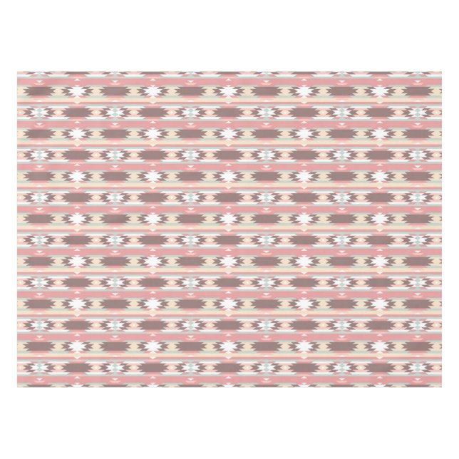 Geometrisches Muster in aztekischer Art 2 Tischdecke (Vorderseite (Horizontal))