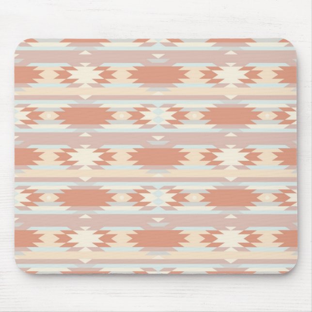 Geometrisches Muster in aztekischer Art 3 Mousepad (Vorne)