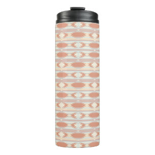 Geometrisches Muster in aztekischer Art 3 Thermosbecher