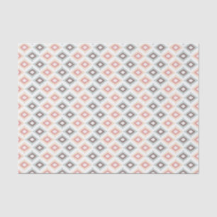Geometrisches Muster in der aztekischen Art Seidenpapier