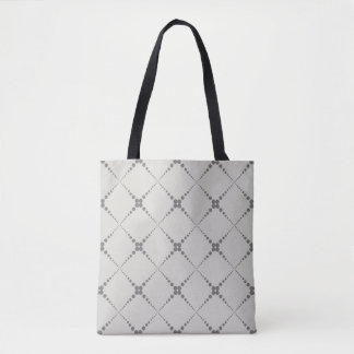 geometrisches Muster in geraden Punkten Tasche