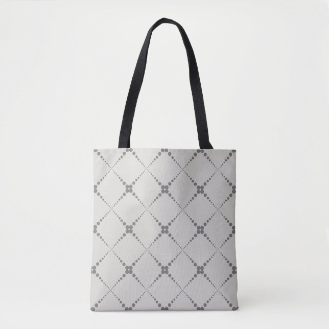 geometrisches Muster in geraden Punkten Tasche (Vorderseite)