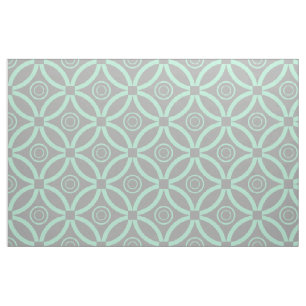 Geometrisches Muster in pastel grün und grau hinte Stoff