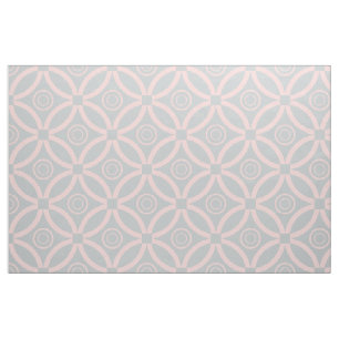 geometrisches Muster in rosa und grau Stoff