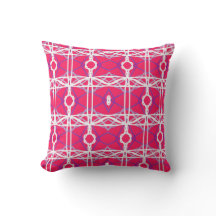Geometrisches Muster in Rosa, Weiß und Lila