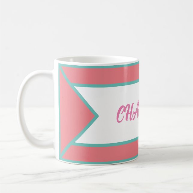 Geometrisches Muster Kaffeetasse (Links)