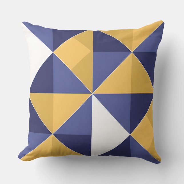 Geometrisches Muster Kissenüberzug - Moderne und Kissen (Vorderseite)