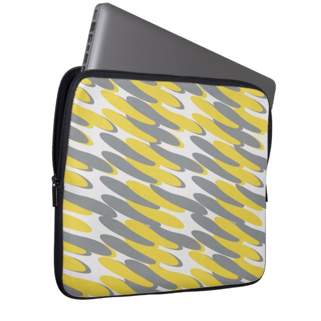 Geometrisches Muster Laptopschutzhülle (Vorne Rechts)