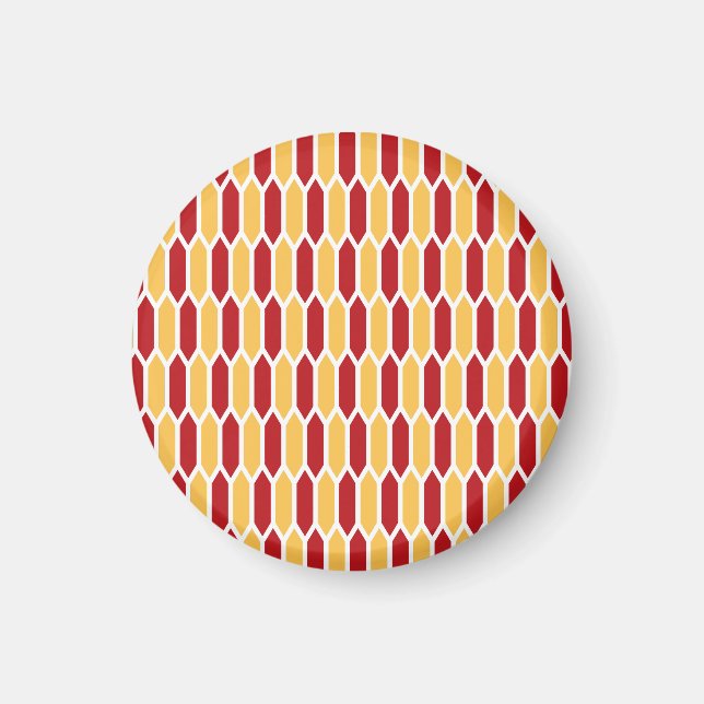 Geometrisches Muster Magnet (Vorne)