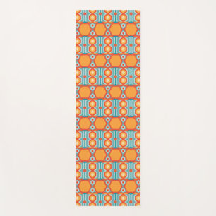 Geometrisches Muster mit dynamischem Colo Yogamatte