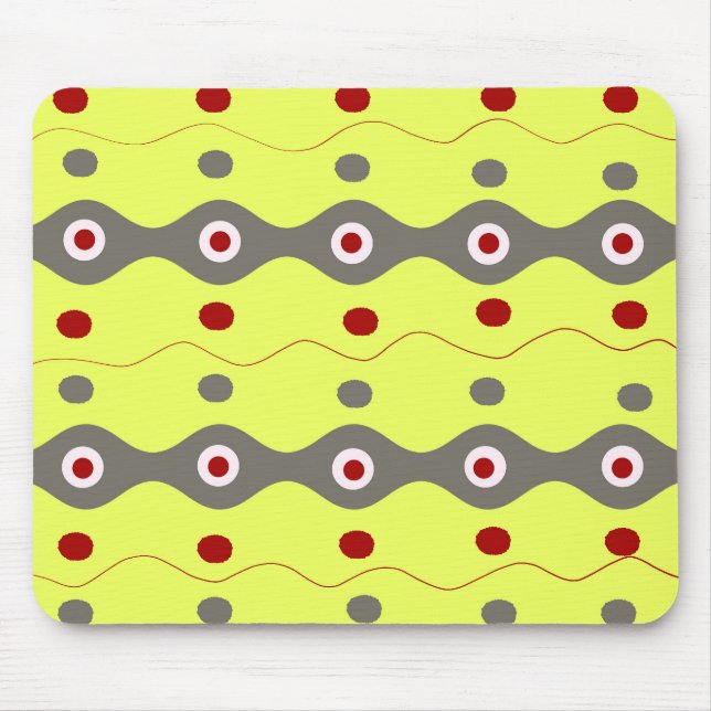 Geometrisches Muster Mousepad (Vorne)