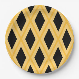 Geometrisches Muster Pappteller