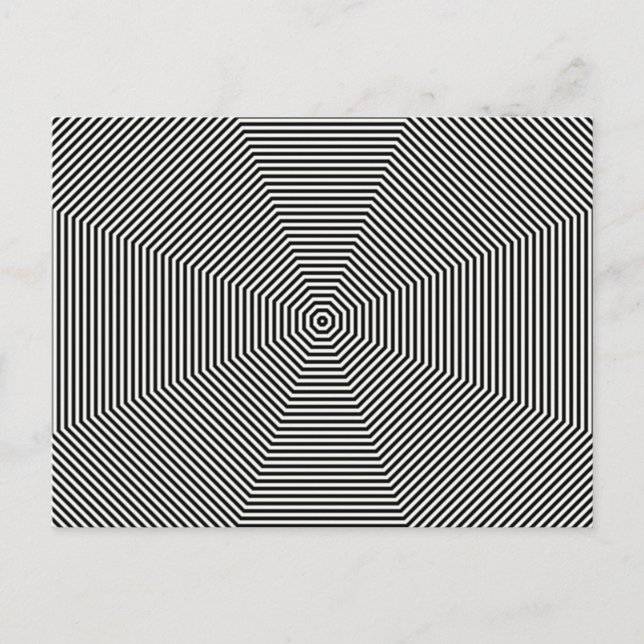 Geometrisches Muster Postkarte (Vorderseite)